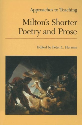 Approaches to Teaching Milton's Shorter Poetry and Prose (Approaches to Teaching World Literature) (Approaches to Teaching World Literature (Paperback))