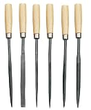 NEEDLE FILE 6PC 5X160MM WOOD