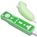 Mycarryingcase Nintendo Wii Protection Sleeve For Remote Controller and Nunchuk 2 Tone Silicone Skin Case, Green