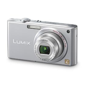 Panasonic Lumix DMC-FX33S 8.1MP Digital Camera with 3.6x Wide Angle MEGA Optical Image Stabilized Zoom (Silver)