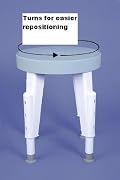 Rotating Round Shower Stool