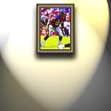 Completely Handpainted American Football Sport Painting, Custom Order FL2772, Oil on Canvas, with Option to Paint Jerry, Brett & Co. from Any Other Favorite Photograph or Picture, Unframed, Size 17'' x 24" inches