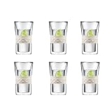 Bodum Presso Double Wall Glass, 10 oz., 6 pcs. White