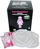 Bamboobies Premium Super Soft Disposable Nursing Pads - Breathable Milk-Proof Backing - Eco-Friendly - 60 Disposable Nursing Pads