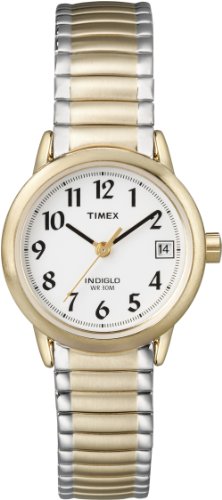 Timex Women's T2H381 Easy Reader Two-Tone Expansion Band Watch