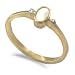 9ct Yellow Gold Ladies October Birthstone Ring Set with Opal and 1pt of Diamonds