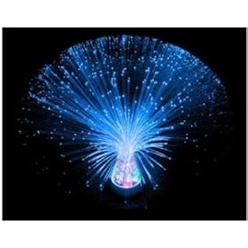 Fibre Optic Ice Lamp (Blue)