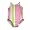 Girlfriends by Anita G. - Toddler Girls One Piece Swimsuit, Pink, White, Lime (Size 2T)