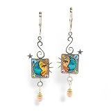 Sun & Moon Dangle Earrings from the Artazia Collection #844 GE