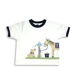 Mulberribush - Infant Boys Short Sleeve Top, White, Navy