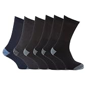 Mens XL Ultimate Hard Wearing Big Foot Work Socks (Pack of 6)