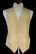 Tuxedo Vest - Venetian Collection Harvest Maize with Coordinating Bowtie
