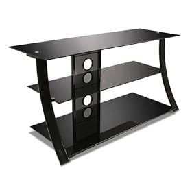 Bell'O PVS4208HG Sleek High Gloss Flat Panel Audio Video System (Black) by Bell'O
