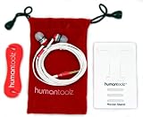 Human Toolz Sound Budz XS In-Ear Sound Isolating Headphones Bundle (Red)