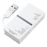 SANWA SUPPLY ADR-CML3W USB2.0 カードリーダー ホワイト ADR-CML3Wの画像