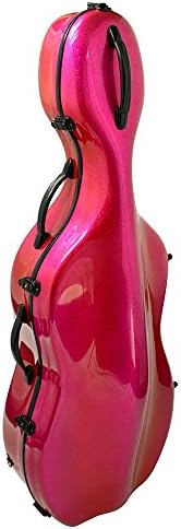 Enthral II Cello Case - Pink Sparkle Flake Polish