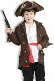 New Boys Jack Sparrow Pirate Kids Halloween Costume * L Boys Large (sz 12-14)