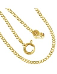 925 Solid Sterling Silver Cuban Chain 24 Inches 2.9 mm 14K Gold Plated 10.5 Grams