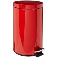 Rubbermaid Commercial Steel Medi-Can Step Trash Can with Plastic Liner, Round