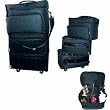 Milan Collection 3 Compartment Soft Traveling Case