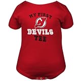 NHL Reebok New Jersey Devils Newborn My First Tee Creeper - Red (6-9 Months)