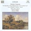 Finzi: Clarinet Concerto / Five Bagatelles / 3 Soliloquies / Severn Rhapsody / Romance / Introit