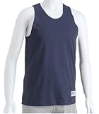  : Russell Athletic Men's Basic Cotton Tank, Navy, Medium