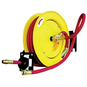 Amflo 510HR Retractable Hose Reel, Includes 25 of 3/8-Inch Hose
