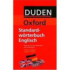 Duden. Oxford-Duden Englisch. Standardw�rterbuch