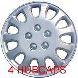 93-03 TOYOTA COROLLA WHEEL COVER SET, 14 One 4 Covers, w/o logo (1993 93 1994 94 1995 95 1996 96 1997 97 1998 98 1999 99 2000 00 2001 01 2002 02 2003 03) T260705