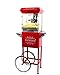 Paramount 6oz Popcorn Maker Machine & Cart - New Upgraded Feature-Rich 6 oz Hot Oil Popper [Color: Red]