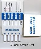 6 Drug Test for Marijuana/Cocaine/Opiates/Methamphetamine/Benzo