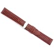 Watchband Genuine Lizard Honey Brown 18mm