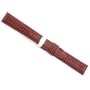 Watchband Genuine Lizard Honey Brown 18mm
