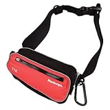 パズデザイン ラフトポーチII(自動膨張) ブラック×レッド F SLV-009