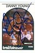 Danny Young autographed Basketball Card (Portland Trail Blazers) 1989 Hoops #71