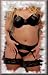 Sexy y2 Diva Leather Bra shown with G-String (DIVA2-100X) and Garter Belt (DIVA9-100X) in Queen Plus Size 1X, 2X or 3X