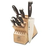 Henckels 33402-000 Twin Four Star II 7-Piece Knife Set with Block