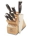 J.A. Henckels Twin Four Star II 7-Piece Knife Set with Block