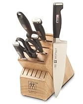 Hot Sale Zwilling J.A. Henckels Twin Four Star II 7-Piece Knife Set with Block