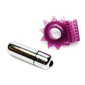 Wireless Male Penis Ring Erection Aid Purple