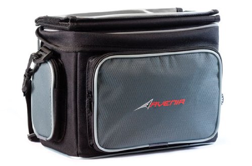 Avenir Waterpoof Lining Bike / Cycle Handlebar Bar Bag with Rixen Kaul Fittings 8 Litres