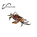 FyshFlyer Monstar 3D PVC Crab Bait;Barbed Hooks; 1.1-Ounce 4-Inch Fishing Lures
