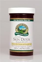 Nature's Sunshine Skin Detox, Ayurvedic Herbal Combination Supplement for Relieves Skin Dryness And Noncystic Acne (100 caps)