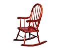 Stork Craft Child's Rocker in Cherry