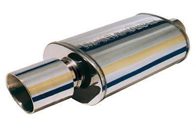 MagnaFlow 14851 Race Series Polished Stainless Steel Oval Muffler with Tip