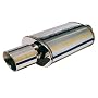 MagnaFlow 14851 Race Series Polished Stainless Steel Oval Muffler with Tip