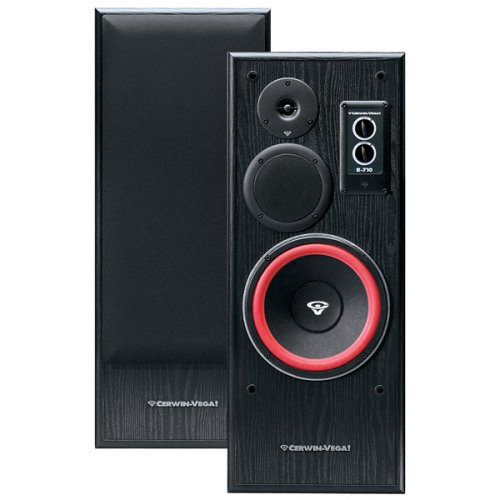 Cerwin-Vega E-710 10-Inch 3-Way Floorstanding Speaker, Black Ash (Single)