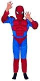 Spiderman Classic Muscle Costume - 3/-5 Years