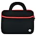 13 inch MacBook Air Sleeve, MacBook Pro Sleeve, KOZMICC 13 13.3 Inch Premium Neoprene MacBook Sleeve Case (Black/Red) w/Handle for Apple MacBook Air, MacBook Pro Retina, MacBook Pro 2016, MacBook